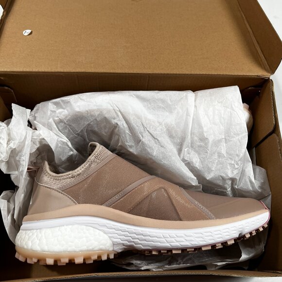 Adidas Solarmotion BOA Golf Spikeless Shoes Womens 10 New White Wonder Quartz - Picture 3 of 15